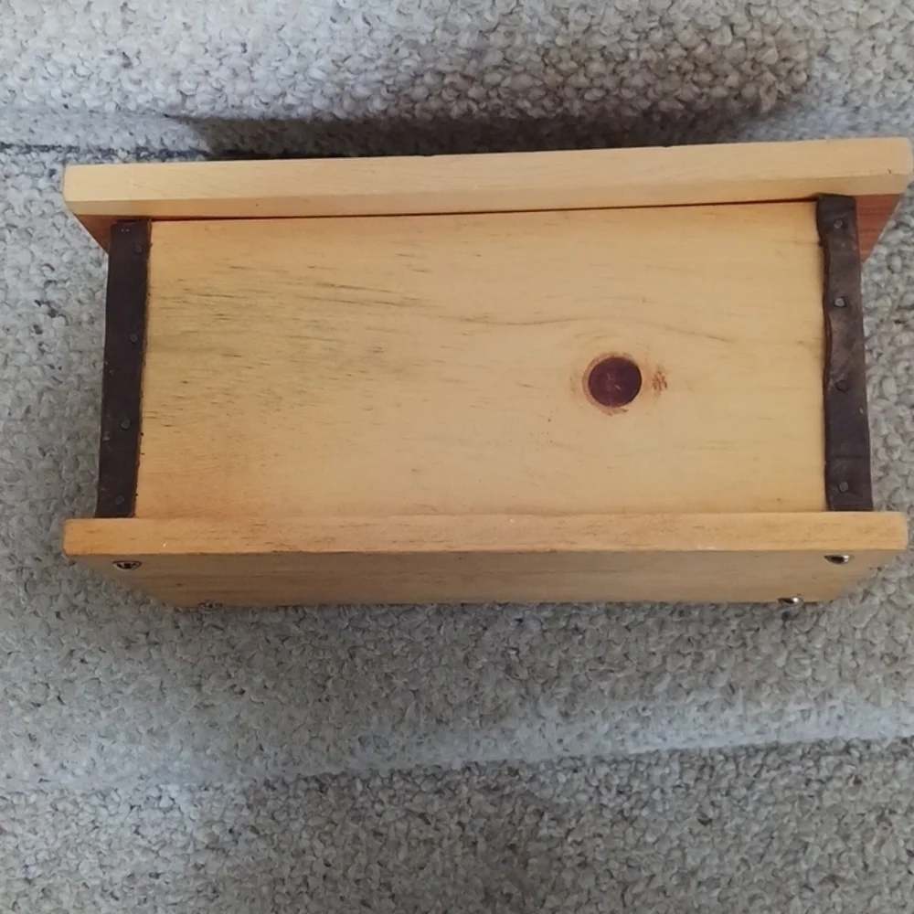 Vintage Handcrafted Small Jewelry Box/Chest